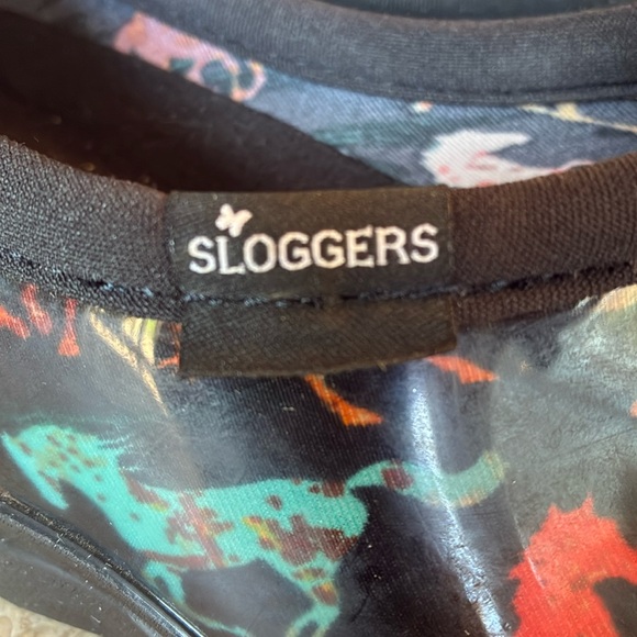 SLOGGERS Women’s Black Waterproof Shoes, Multi-Color Horse Pattern. 10 EUC - Picture 10 of 15